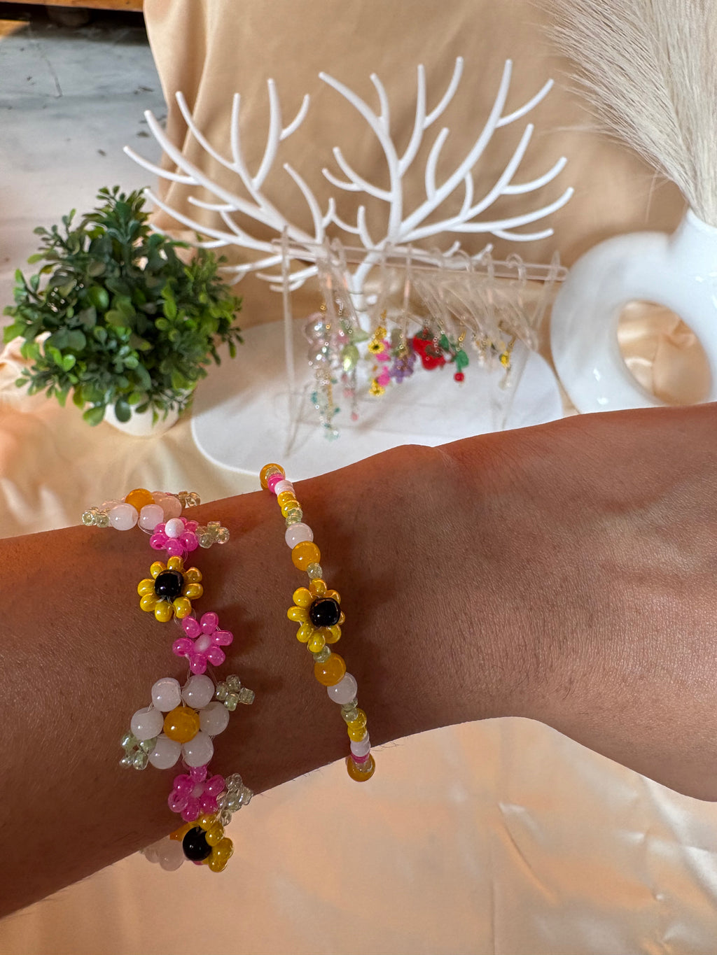 Flower Garden Bracelets set.