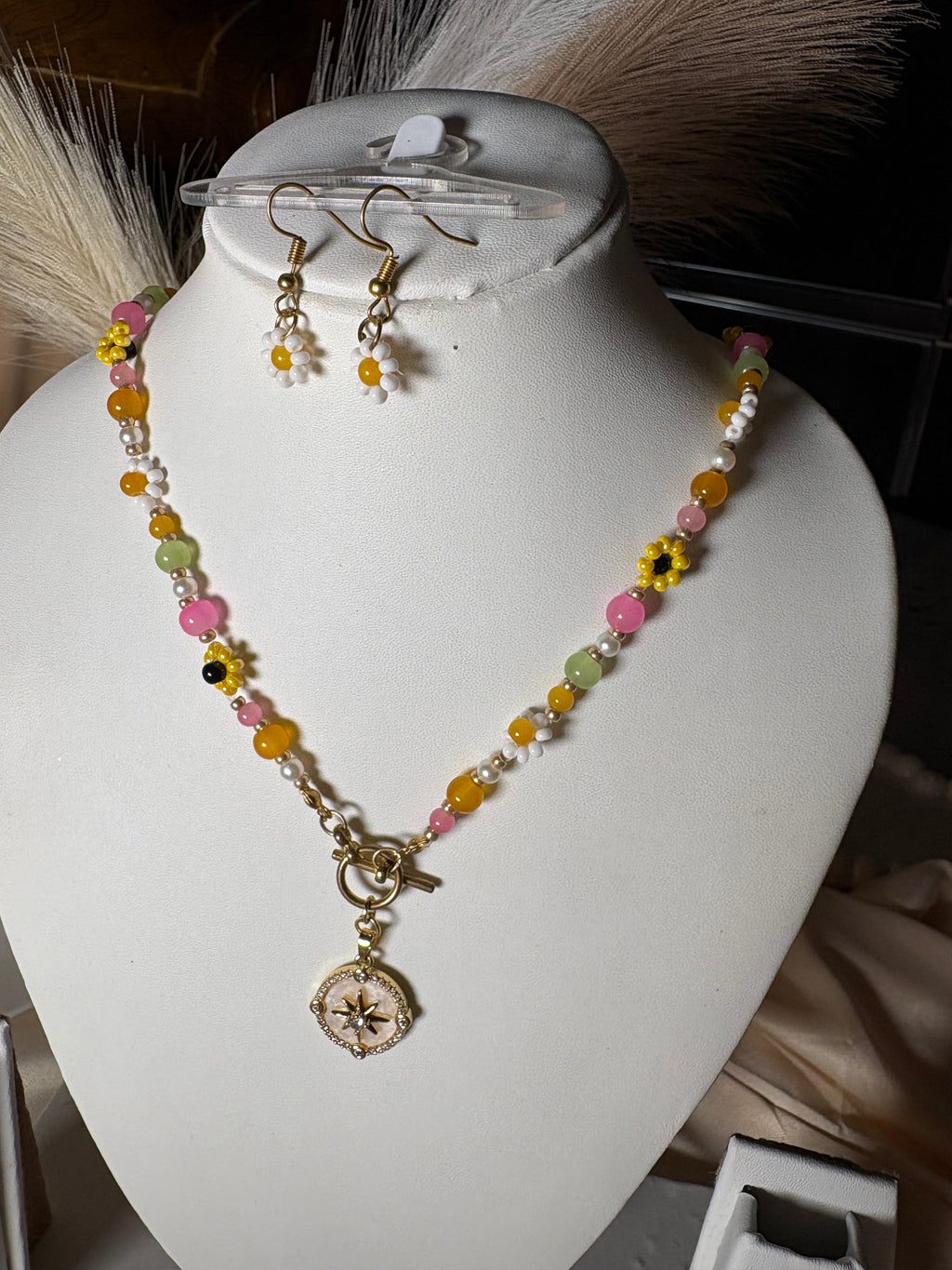 Autamn season Necklace and Earings set