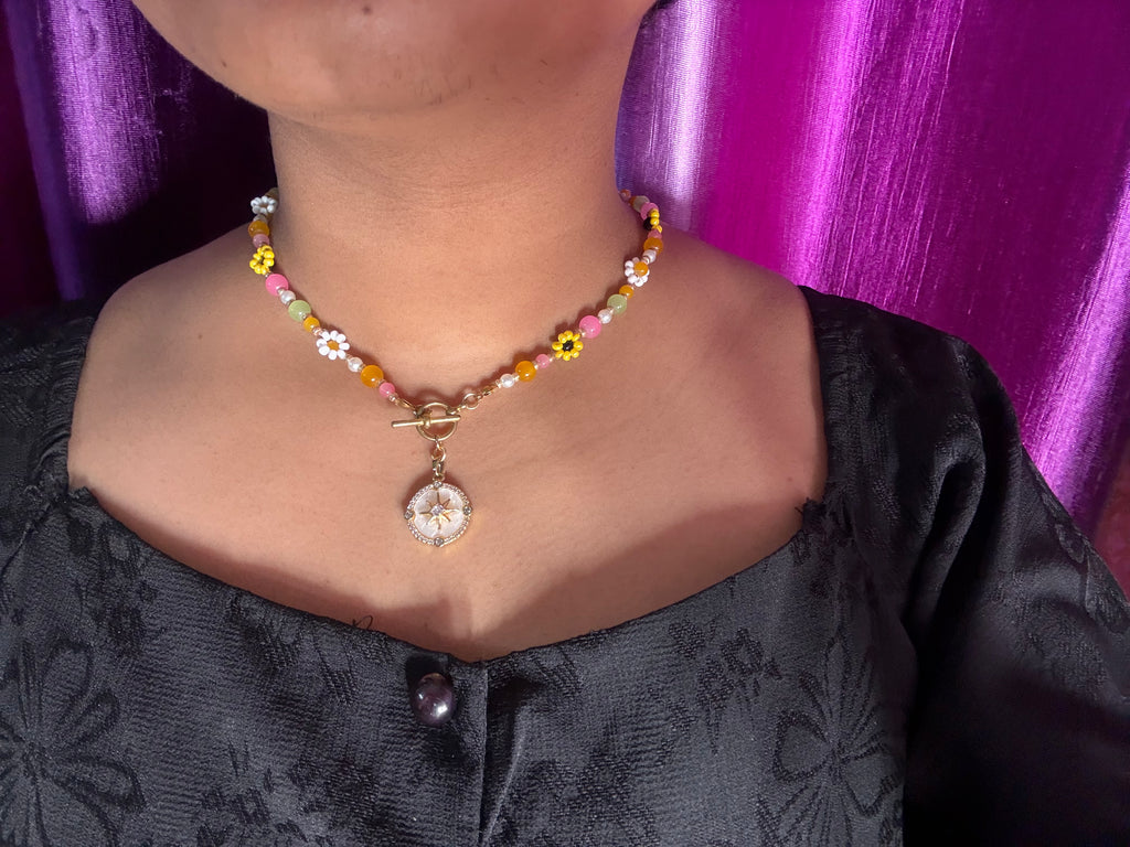 Autamn season Necklace and Earings set