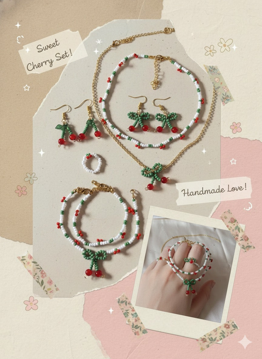All about Cherry Bracelet Set